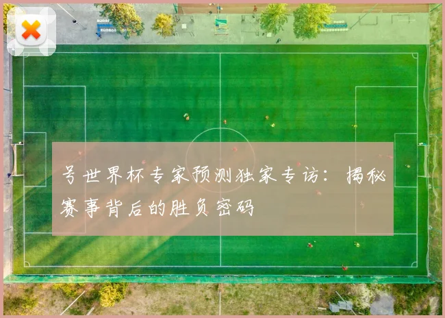 号世界杯专家预测独家专访：揭秘赛事背后的胜负密码